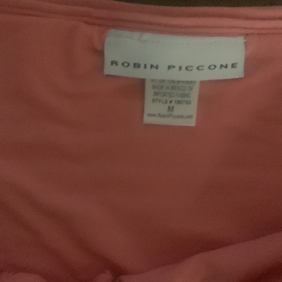 New Robin Piccone Lily Tie Bikini Bottoms 190763 Pink Lemonade Medium - Picture 7 of 14